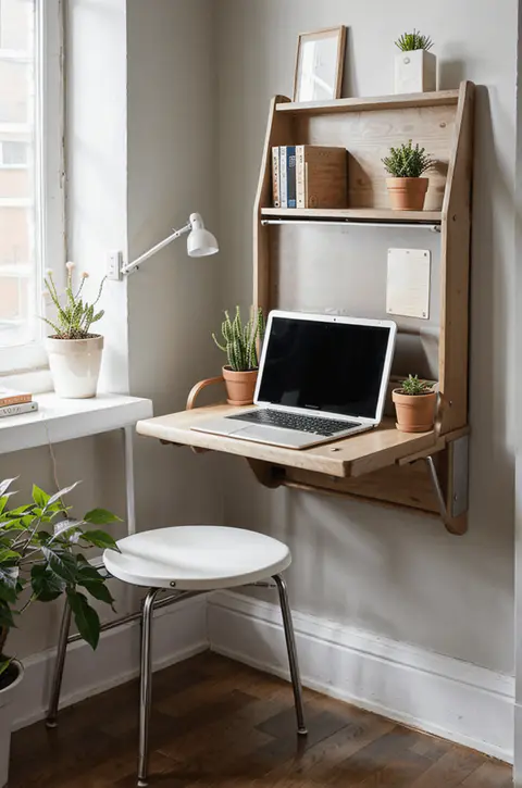 Fold-Down Desk small bedroom
