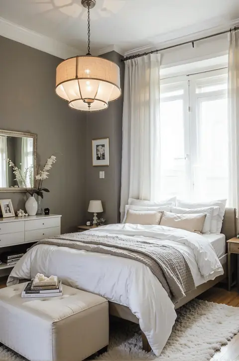French grey and white color scheme small