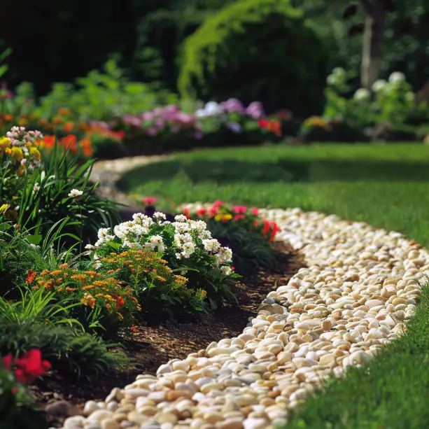 Gravel edge garden