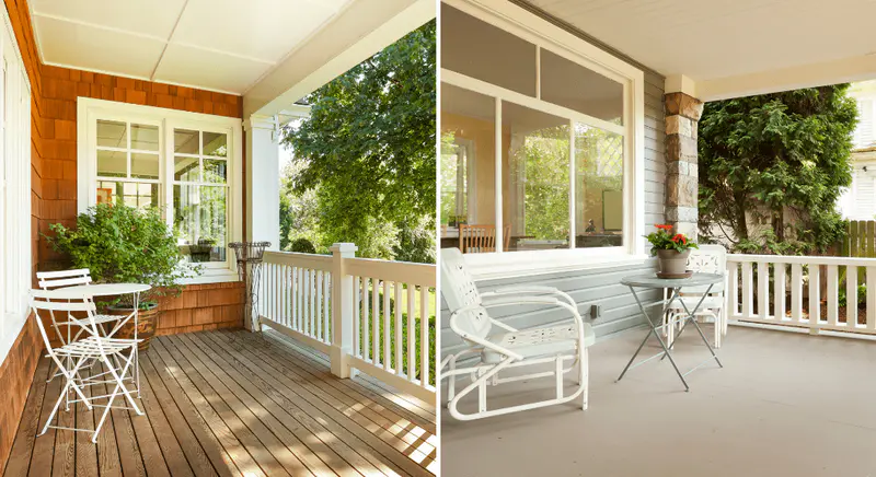 Nesting Tables at front porch