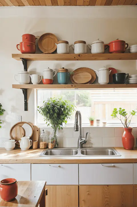 Open Kitchen Shelving-