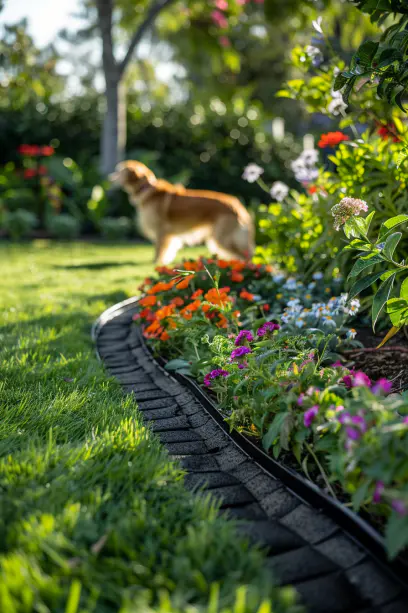 Rubber Edging garden