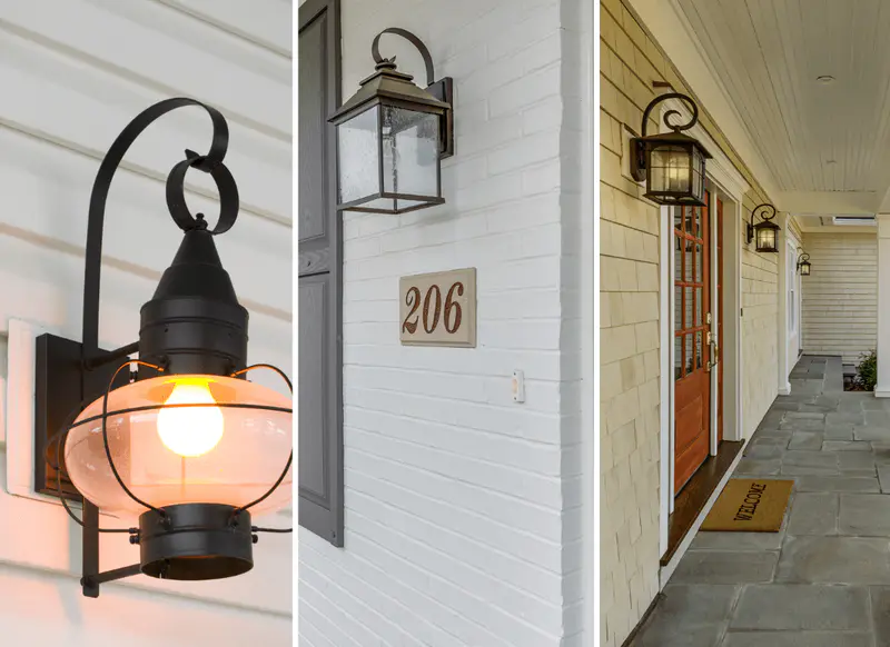 Wall-mounted sconces