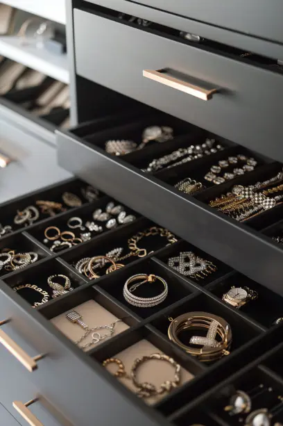 Bedroom Jewelry Organization