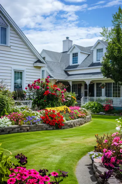 brick garden