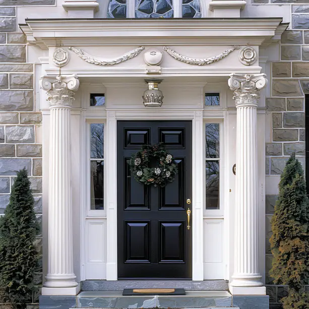 door trim design style front porch