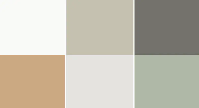 japandi color palette