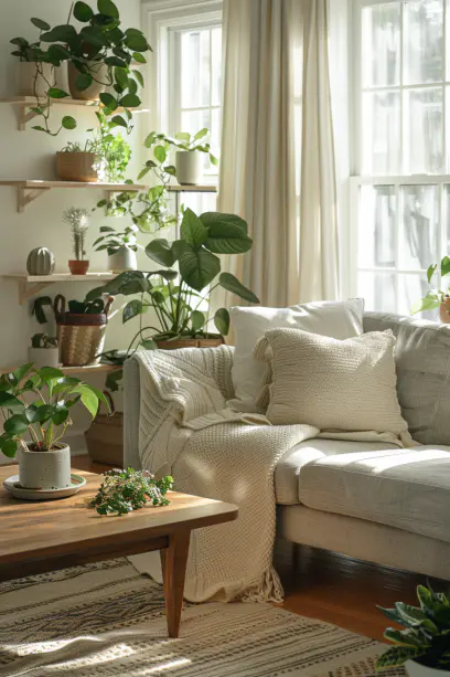 living room plants north facing low light
