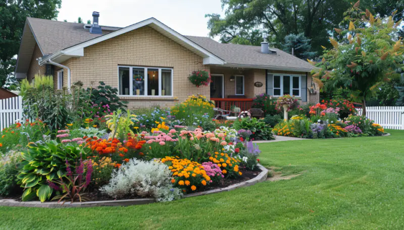 low edging garden home