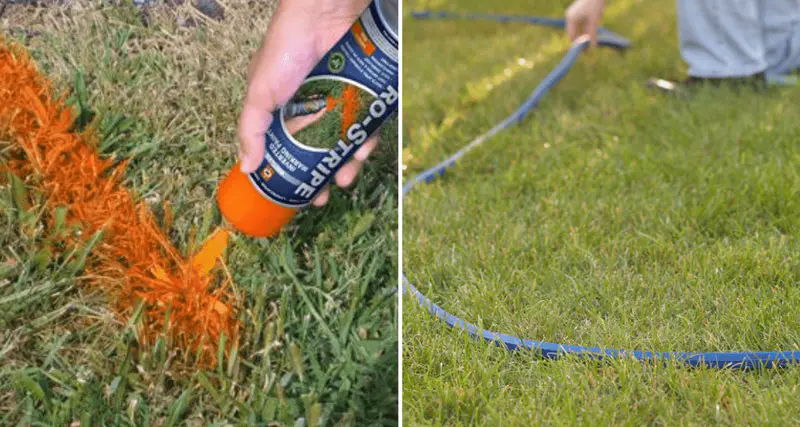 marking area garden spray