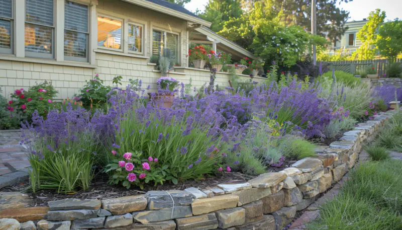 medium edging garden house