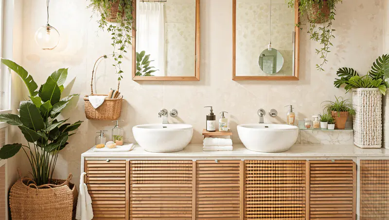 minimalist bathroom japandi
