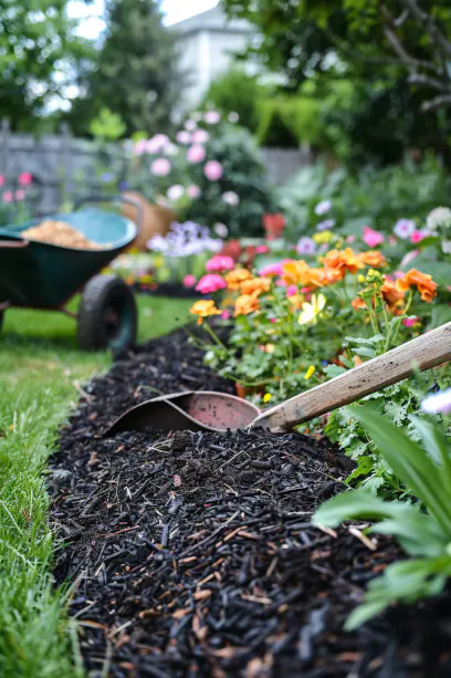 mulch compostable black