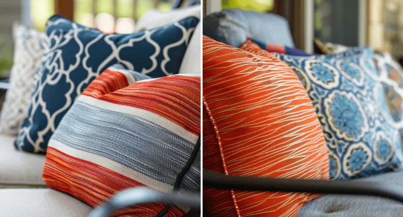 pillows for front porch decoration