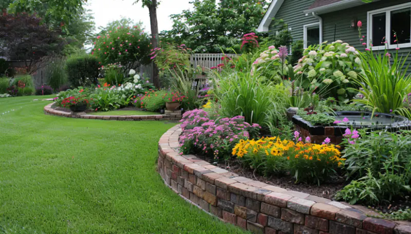 tall edging large garden home space clear division tiny and large