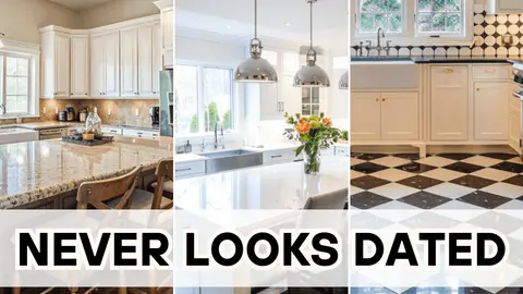 16+ Timeless Kitchen Ideas – Cabinets, Flooring & Colors [Futureproof Your Kitchen]