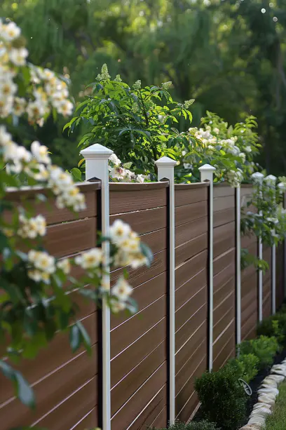 Composite privacy fence