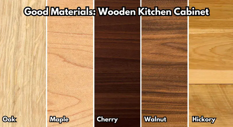 Good Materials Wooden Kitchen Cabinet