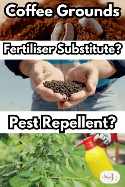 coffee grounds are not a complete fertilizer substitute and are not a universal pest repellent