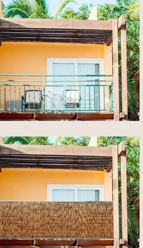 reed privacy fence apartament