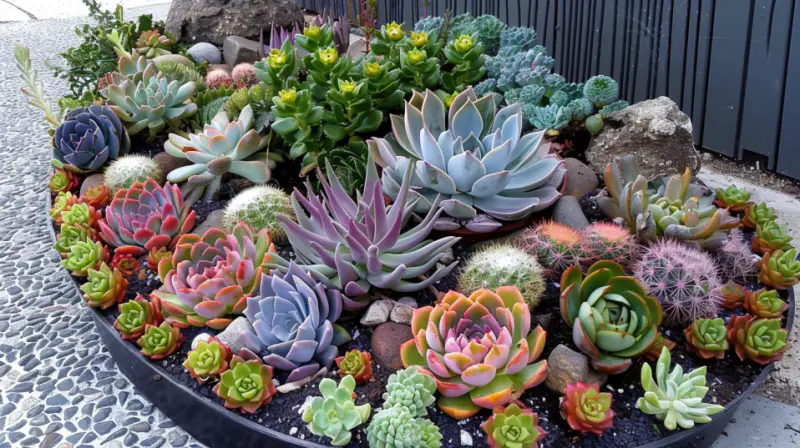 succulent garden