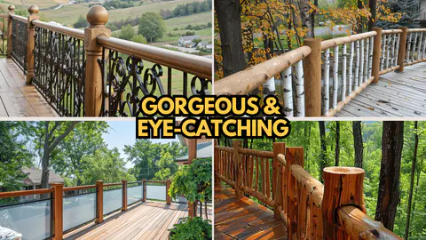 19 Deck Railing Ideas (Types, Questions, Best Materials & Tips)