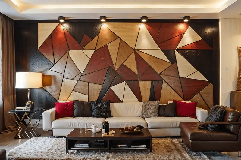 art wall panel geometric design