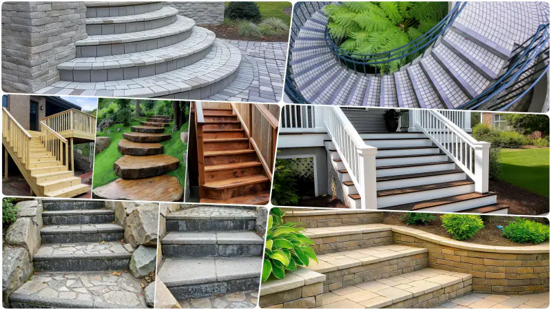 28+ Inspiring Outdoor Stair Ideas: Decking, Patio, & Garden Designs