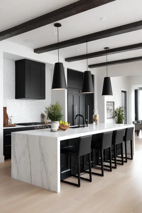 Black kitchen ceiling lights