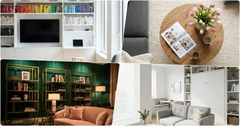 14 AMAZING Apartment and Studio Living Room Ideas, so cozy and glam