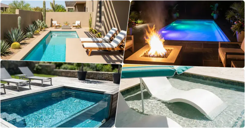 19 Lovely Home Swimming Pools (custom, fiberglass, small)